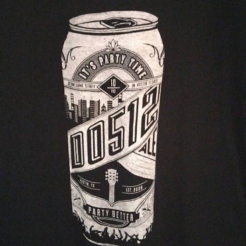 Austin Texas Beer T-shirt, Large, 00512 ALE, Collectable